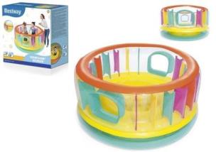 Trampolina dmuchana dla dzieci 180x86cm. Wydawca: Bestway. Multiszop.pl Opakowanie Trampolina dmuchana dla dzieci 180x86cm