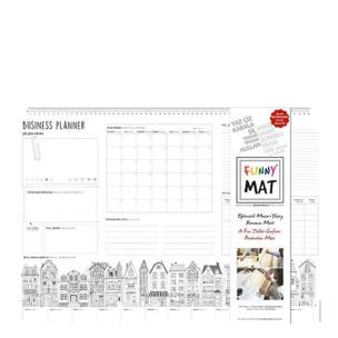 Transparentna mata Strigo Funny Mat Business planer 68x48 cm. Wydawca: Strigo. Multiszop.pl Opakowanie Transparentna mata Strigo Funny Mat Business planer 68x48 cm