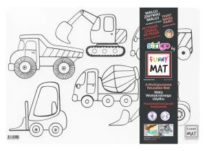 Opakowanie Transparentna mata Strigo Funny Mat Ciężarówki 48x33.5 cm