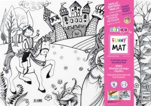 Opakowanie Transparentna mata Strigo Funny Mat Książę i księżniczka 48x33.5 cm