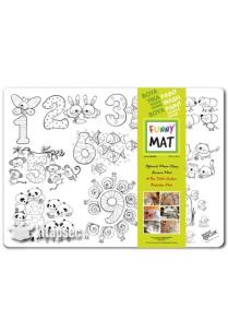 Transparentna mata Strigo Funny Mat Liczby 68x48 cm. Wydawca: Strigo. Multiszop.pl Opakowanie Transparentna mata Strigo Funny Mat Liczby 68x48 cm