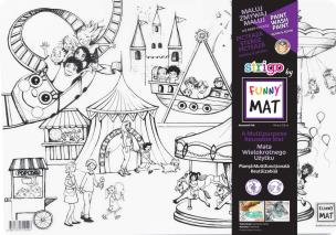 Transparentna mata Strigo Funny mat Park rozrywki 48x33.5 cm. Wydawca: Strigo. Multiszop.pl Opakowanie Transparentna mata Strigo Funny mat Park rozrywki 48x33.5 cm