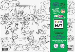 Opakowanie Transparentna mata Strigo Funny Mat Plac zabaw 25x35 cm