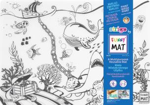 Transparentna mata Strigo Funny Mat Podwodny Świat 48x33.5 cm. Wydawca: Strigo. Multiszop.pl Opakowanie Transparentna mata Strigo Funny Mat Podwodny Świat 48x33.5 cm