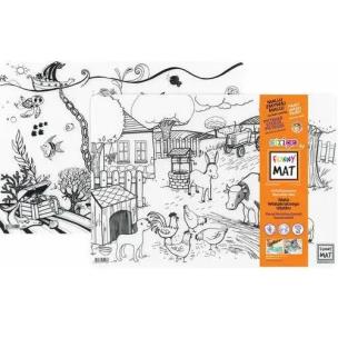 Opakowanie Transparentna mata Strigo Funny Mat Podwodny świat i farma zestaw 2 szt 33,5x48cm