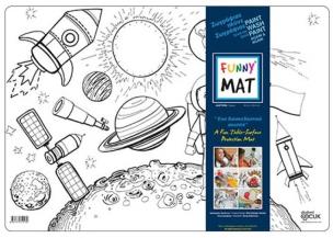 Transparentna mata Strigo Funny Mat Space 48x33.5 cm. Wydawca: Strigo. Multiszop.pl Opakowanie Transparentna mata Strigo Funny Mat Space 48x33.5 cm