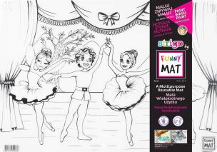 Opakowanie Transparentna mata Strigo Funny Mat Tancerze 48x33.5 cm