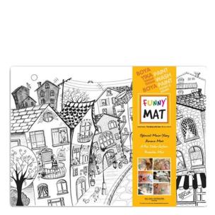 Transparentna mata Strigo Funny Mat Ulica 68x48 cm. Wydawca: Strigo. Multiszop.pl Opakowanie Transparentna mata Strigo Funny Mat Ulica 68x48 cm