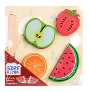 Trening krojenia - owoce. Wydawca: Daffi. Multiszop.pl Opakowanie Trening krojenia - owoce