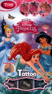 Opakowanie Tytoo Brokatowe tatuaże Disney Księżniczki