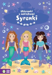 Okładka książki Ubieranki z naklejkami Syrenki