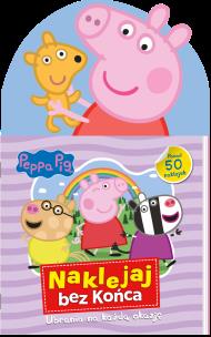 Okładka książki Ubrania na każdą okazję. Świnka Peppa. Naklejaj bez końca