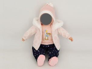 Opakowanie Ubranko dla lalki bobas 45cm