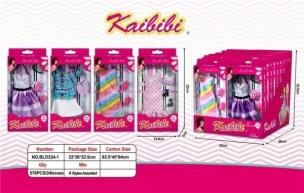 Opakowanie Ubranko dla lalki Zwariowane ciuszki mix