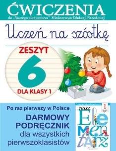 Okładka książki Uczeń na szóstkę Kl.1 z.6 Ćwiczenia
