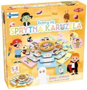 Uczmy się: Sprytna Karuzela. Wydawca: Tactic. Multiszop.pl Opakowanie Uczmy się: Sprytna Karuzela