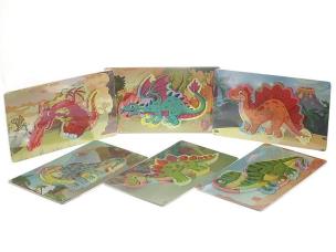 Opakowanie Układanka Dinozaury MIX