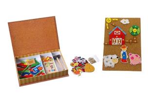 Opakowanie Układanka drewniana Farma 174 el.