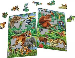 Opakowanie Układanka Dżungla rozmiar Midi