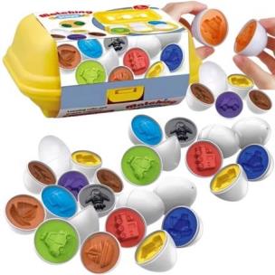 Opakowanie Układanka edukacyjna jajka w wytłoczce