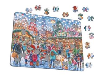 Opakowanie Układanka Jarmark Bożonarodzeniowy Larsen - rozmiar Maxi (36.5x28.5 cm)