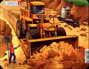 Układanka Konstrukcja 6 elementów. Wydawca: Larsen. Multiszop.pl Opakowanie Układanka Konstrukcja 6 elementów