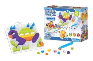 Opakowanie Układanka kreatywna E-Edu 120 el. Żółw