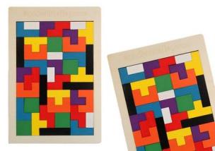 Opakowanie Układanka logiczna dewniana 40el