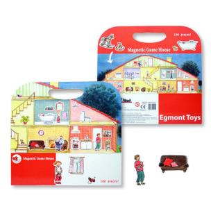 Układanka, magnetyczna gra, Dom. Wydawca: Toyki. Multiszop.pl Opakowanie Układanka, magnetyczna gra, Dom