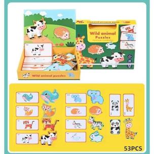 Opakowanie Układanka magnetyczna zwierzęta