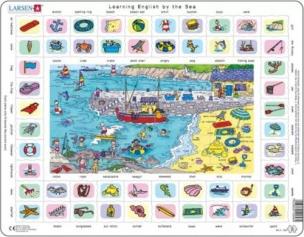 Opakowanie Układanka Nauka angielskiego Nad morzem 70 elementów