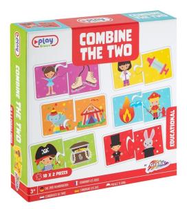 Opakowanie Ukladanka Połączenie dwóch