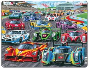 Opakowanie Układanka Samochody wyścigowe 38 elementów