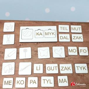 Opakowanie Układanka sylabowa cz.6