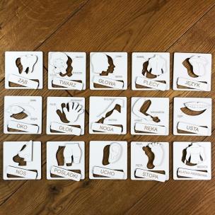 Opakowanie Układanka tematyczna - części ciała