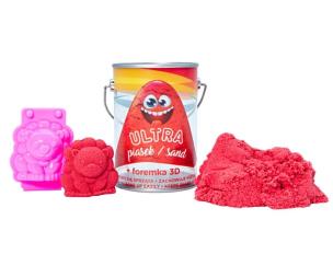 Ultra Piasek 150g czerwony + foremka Lew. Wydawca: EPEE. Multiszop.pl Opakowanie Ultra Piasek 150g czerwony + foremka Lew