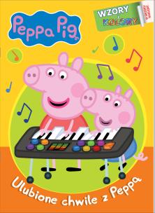 Ulubione chwile z Peppą. Świnka Peppa. Wzory i Kolory. Autor: Opracowanie zbiorowe. Multiszop.pl Okładka książki Ulubione chwile z Peppą. Świnka Peppa. Wzory i Kolory