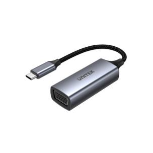 Opakowanie UNITEK ADAPTER USB-C-VGA,FULLHD, ALU, 15CM, V1413A