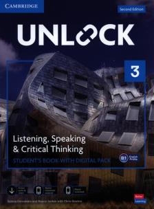 Unlock Level 3 Listening, Speaking and Critical Thinking Student's Book with Digital Pack. Autor: Ostrowska Sabina, Jordan Nancy, Sowton Chris. Multiszop.pl Okładka książki Unlock Level 3 Listening, Speaking and Critical Thinking Student's Book with Digital Pack