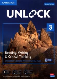 Unlock Level 3 Reading, Writing and Critical Thinking Student's Book with Digital Pack. Autor: Westbrook Carolyn, Lida Baker, Sowton Chris. Multiszop.pl Okładka książki Unlock Level 3 Reading, Writing and Critical Thinking Student's Book with Digital Pack