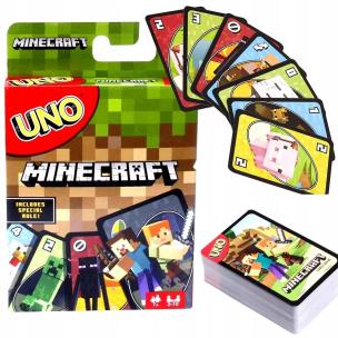 Uno Minecraft. Wydawca: Mattel. Multiszop.pl Opakowanie Uno Minecraft