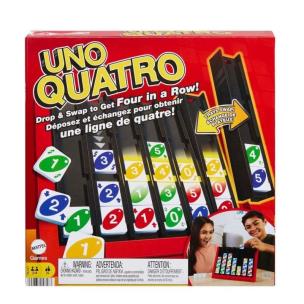 UNO Quatro Gra. Wydawca: Mattel. Multiszop.pl Opakowanie UNO Quatro Gra