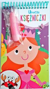 Okładka książki Urocze księżniczki. Kolorowanka wodna