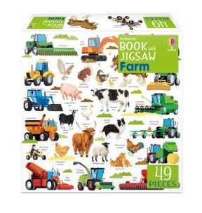 Okładka książki Usborne Book and Jigsaw Farm