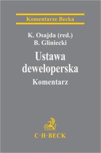 Okładka książki Ustawa deweloperska. Komentarz