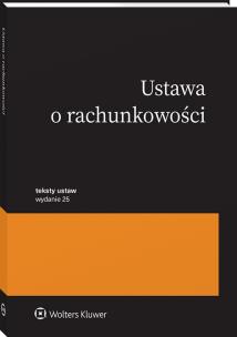 Okładka książki Ustawa o rachunkowości. Przepisy