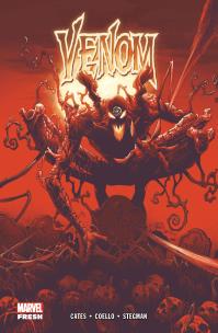 Venom T.3. Autor: Cates Donny, Iban Coello, Ryan Stegman, Zofia Saw. Multiszop.pl Okładka książki Venom T.3