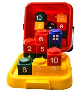 Opakowanie Viking Toys Mini Chubbies Klocki cyfry