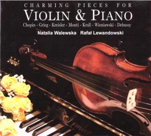 Violin & Piano CD. Autor: Natalia Stolarska-Walewska, Rafał Lewandowski. Multiszop.pl Okładka książki Violin & Piano CD
