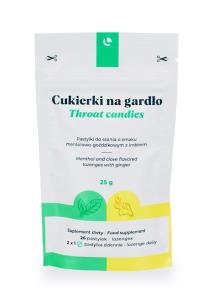 Zdjęcie produktu Visanto Zięba Cukierki na gardło mentolowo-goździkowe z imbirem 25g